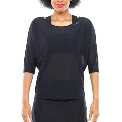 Bild av Winshape Functional 3/4SLEEVE mesh Långärmad tröja, Storlek: XL, Black