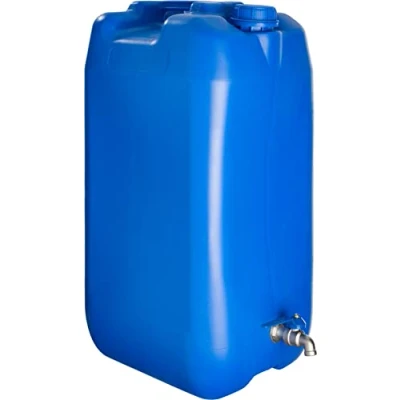 Bild av Generic 30 l blå vattenbehållare med kran, vattenbehållare, kanister, dricksvattenbehållare