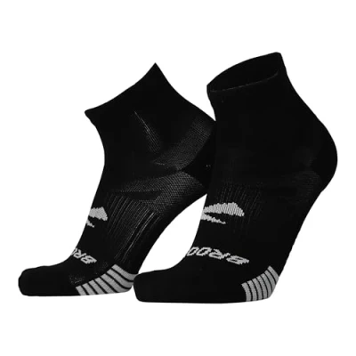 Bild av Brooks Ghost LITE Quarter 2PACK Träningssockor, Storlek: 34 38, Black