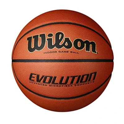 Bild av Wilson Evolution Game, Orange, Läder, inomhus, Mönstrad, Komposit, 1 styck
