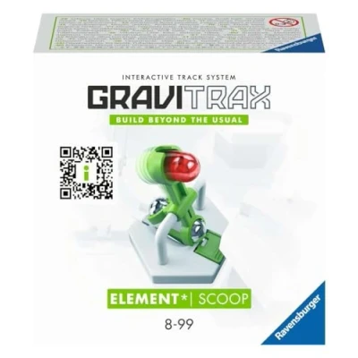 Bild av Ravensburger GraviTrax Element Scoop Zubehör für das Kugelbahnsystem. Kombinierbar mit allen Produktlinien, Starter Sets, Extensions und Elements, Konstruktionsspielzeug ab 8 Jahren