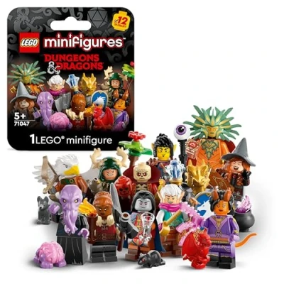 Bild av LEGO Minifigures Dungeons &amp; Dragons, Lek och samlarfigurer, däribland Tiefling trollkarl Gith Warlock, Byggleksak med äventyrstema för barn, Present till pojkar flickor från 5 år 71047