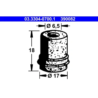 Bild av ATE 03.3304 0700.1 Bouchon, filtre déshydratant du liquide de frein