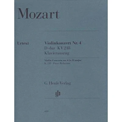 Bild av Concerto pour violon n 4 en re majeur k. 218: Instrumentation: Violin and Piano, Concertos