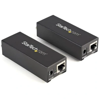 Bild av StarTech Cat 5 video förlängare set förlänger en VGA signal över Cat5 svart