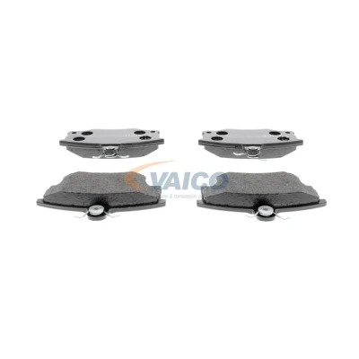 Bild av VAICO V24 0063 Jeu de plaquettes frein Q+, Première Monte Essieu avant contact signal d&#039;usure inclus avec vis d&#039;étrier