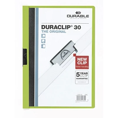 Bild av Durable 220005 KLÄMMAPP DURACLIP® 30, grön, 25 stycken
