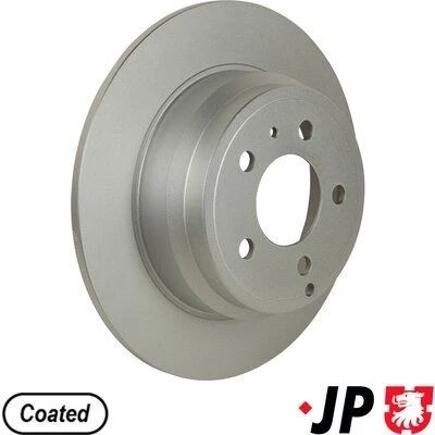 Bild av JP GROUP 4963200200 Disque de frein Essieu arrière 295 10 5 plein revêtu VOLVO: V70 I, C70 I Coupe, S70