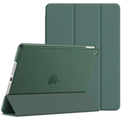 Bild av JETech Fodral för iPad 9/8/7 (10,2 Tum, 2021/2020/2019 Modell, 9:e/8:e/7:e Generationen), Tablett Case med Automatisk Väckning/Sömn (Dimmig blå)