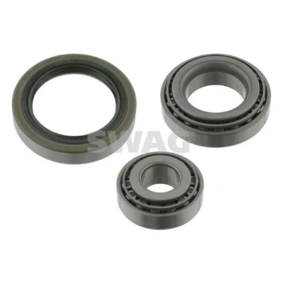 Bild av SWAG 10 85 0006 Kit de roulements roue Essieu avant gauche, droit avec bague d&#039;étanchéité 59 Roulement à rouleaux coniques