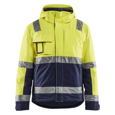 Bild av VARSELJACKA 4870 1987 VINTER VARSELGUL/MARINBLÅ 5XL Beijerbygg Byggmaterial