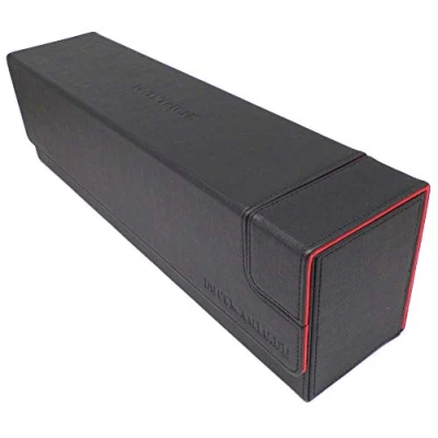 Bild av Docsmagic.de Premium Magnetic Tray Long Box Black/Red Large Card Deck Storage