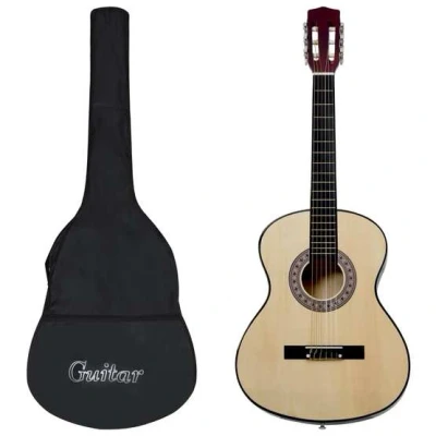 Bild av VidaXl Gitarr För Nybörjare Med Fodral Klassisk 4/4 39&quot;