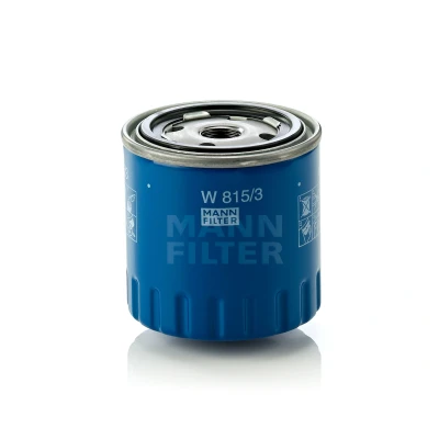 Bild av MANN FILTER W 815/3 Filtre à huile 3/4 16 UNF avec un clapet de non retour vissé PEUGEOT: 205 I 3/5 portes, 305 Berline, 104 portes