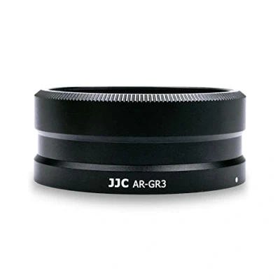 Bild av JJC linsadapter GA 1 för RICOH GW 4 bred konverteringslins på GR III kamera ersätter RIC. linsadapter, 49 mm filter kompatibel