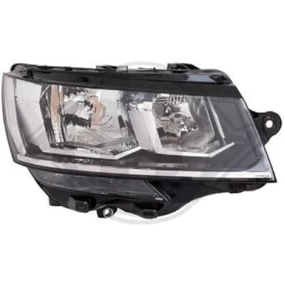 Bild av DIEDERICHS 2274282 Phares droit H7, H15, WY21W Halogène pour circulation à droite avec commande correcteur de site projecteur