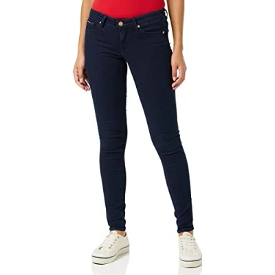 Bild av Tommy Jeans Sophie Lr Skny Avdbs för kvinnor, Avenue mörkblå stretch, 34W x 28L