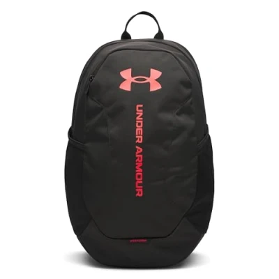 Bild av Under Armour UA Hustle Lite ryggsäck Svart/Racer röd OSFM, Röd, En storlek