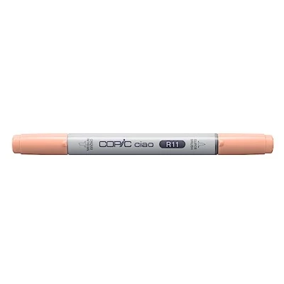 Bild av COPIC Ciao märkpenna typ R 11, Pale Cherry rosa, mångsidig layoutmärkpenna med en medelbred och penselspets
