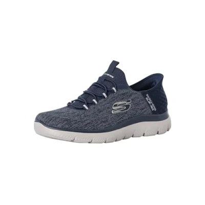 Bild av Skechers Summits Key Pace sneakers för män, Marin mesh, 45.5 EU