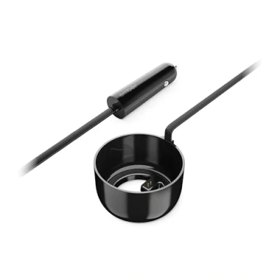 Bild av Ember Car Charger för de smarta temperaturreglerade Mug 2/2+ passar i flesta mugghållare 12V laddare bilens cigarettändaruttag med smart lysdiod Inbyggd kabelvinda medföljer