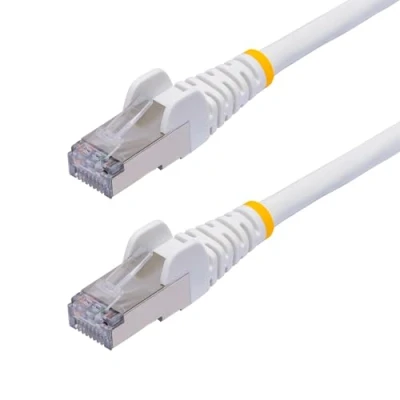Bild av StarTech.com 2 m vit CAT8 Ethernet kabel, snagless RJ45, 25G/40G, 2000MHz, 100W PoE++, S/FTP, 26AWG ren bar koppar, LSZH