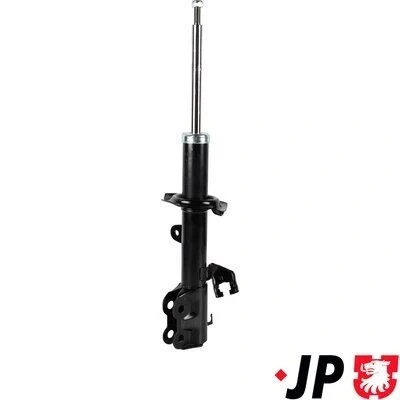 Bild av JP GROUP 4042101180 Amortisseur Essieu avant droit Pression de gaz Système bitube Jambe suspension Goujon en haut NISSAN: MICRA 4, Note II 5 portes