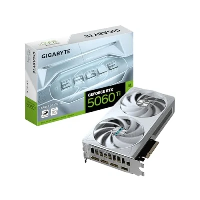 Bild av GIGABYTE GeForce RTX 5060 Ti EAGLE OC ICE 16GB GDDR7 RAM Grafikkort