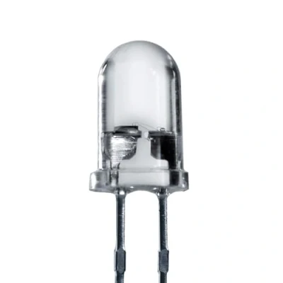 Bild av Lumetheus LED 5mm Färg Vit 14.000 mcd 25 Stycken Lysdiod väldigt ljust 3V Diod 2 Pin LEDs