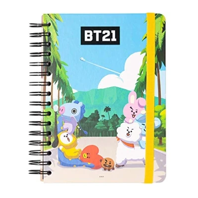 Bild av Grupo Erik BT21 A5 Notebook Bullet Journal Notebooks Notepads Notepad Dotted Kawaii Sketchbook
