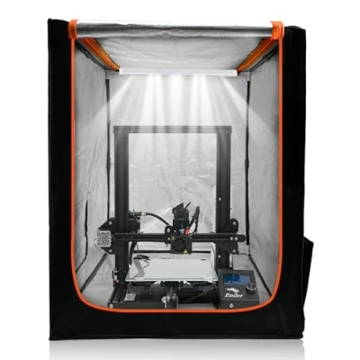 Bild av YOOPAI 3D skrivarfodral med plats för ljus, konstant temperatur Pinter Enclosure Creality Ender 3 serie/Ender Pro/Ender V2/Anycubic Kobra/Elegoo, 550 x 650 750 mm (utan LED)