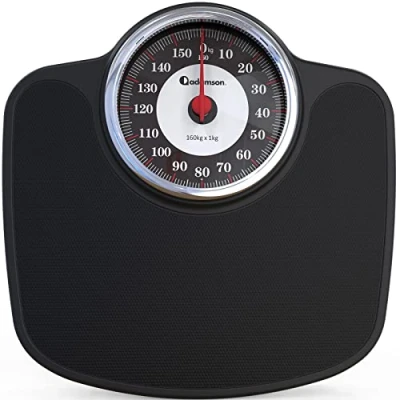 Bild av Adamson A28 badrumsvågar upp till 250 kg, tung vikt, halkfri gummiyta, extra stora siffror våg med hög precision för kroppsvikt hållbar 20 års garanti ny 2023