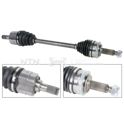 Bild av SNR DK84.003 Arbre de transmission Essieu avant gauche 674 avec support en caoutchouc HYUNDAI: i30 I Break, 3/5 portes