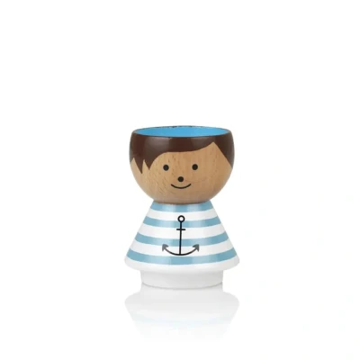 Bild av Lucie Kaas Bordfolk Egg Holder Boy Figur Sailor H7 cm