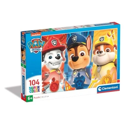 Bild av Clementoni Jigsaw Puzzle Super Color PAW Patrol Close Up 104 pcs. Golv