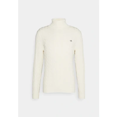 Bild av GANT Turtle NECK Stickad tröja, Storlek: Large, Cream