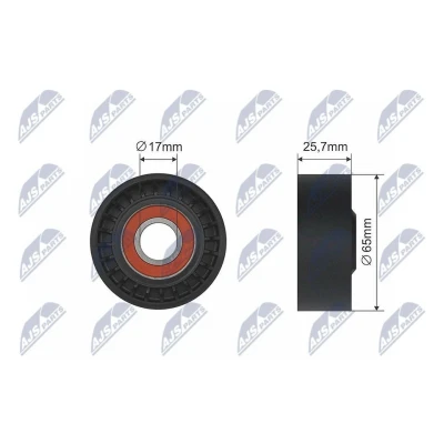 Bild av Spännrulle, Drivrem, mazda 3, 6 kombi, sedan, cx 5, mx 5 iv, rf targa, PE0315980A, PE03 15 980A, PE0315980B, 980B