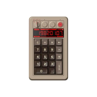 Bild av 8BitDo Retro 18 Mechanical Numpad, Supports Calculator Mode, Bluetooth/2.4G/Wired Numpad for Windows and Android C64 Edition