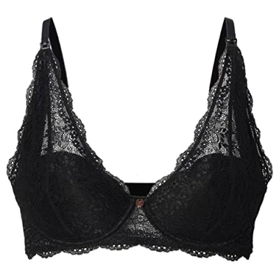 Bild av Noppies Maternity dam Wired BH spets vadderad BH, Black P090, B70
