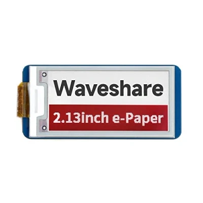 Bild av Waveshare 2.13inch E Paper Ink Display Module (B) for Raspberry Pi Pico 212x104 Pixels Red/Black and White with SPI Interface Support Full Refresh