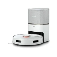 Bild av Philips 3000 series HomeRun Aqua XU3110/02 Robotdammsugare och mopp, Kombinationsspis, Grå, Metallisk, Rund, Light/Beluga Metallic, 0,35 l, 54 dB