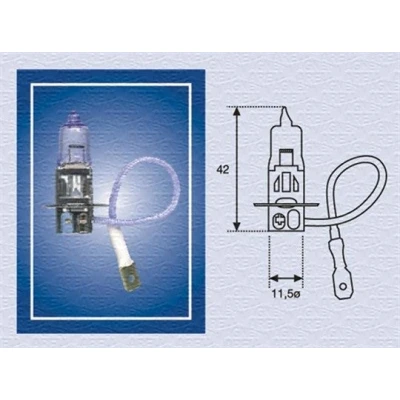 Bild av MAGNETI MARELLI 002554100000 Ampoule, projecteur antibrouillard PK22s 24 70