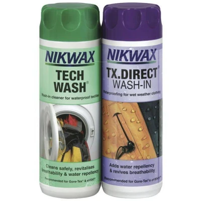 Bild av Nikwax 300ml Tech Wash / TX.Direct Twin Pack Underhållsartiklar för kläder