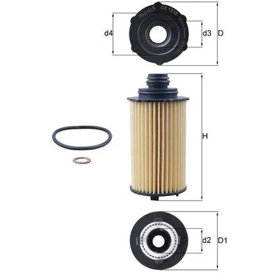 Bild av Oljefilter Knecht OX1310D