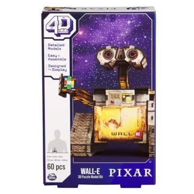 Bild av 4D BUILD Disney 3D pussel modell 60 bitar minifigur vägg E filmrobot vuxen byggspel för vuxna leksak barn 12+