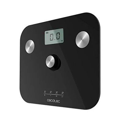 Bild av Cecotec Surface Precision EcoPower 10100 Full Healthy badrumsvåg. med tryckknapp, Bioimpedansfunktion, Yta härdat glas hög säkerhet, Precisionsgivare