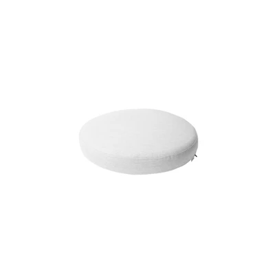 Bild av Cane line Kingston hynde til stor fodskammel Kuddar för utomhusbruk Natté/White H13 x D70 cm