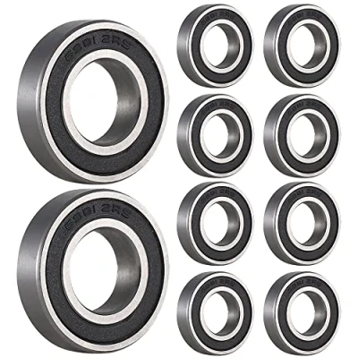 Bild av 10 stycken 6901 2RS kullager, 12 x 24 6 mm, gummispårkullager dubbelförseglad miniatyrspårkullager