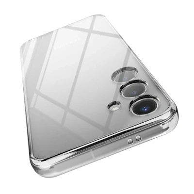 Bild av elago Genomskinligt hybridskal kompatibelt med Samsung Galaxy S24 Plus, TPU + polykarbonat hybridteknik, exakta kamerautskärningar, stöttåligt (transparent)