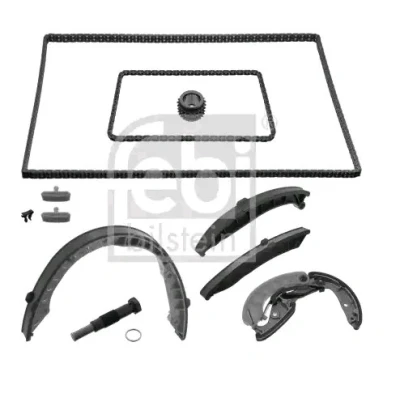 Bild av FEBI BILSTEIN 47715 Jeu de distribution à chaînes duplex, Simplex, Chaîne fermée PORSCHE: Cayenne, Panamera, Macan